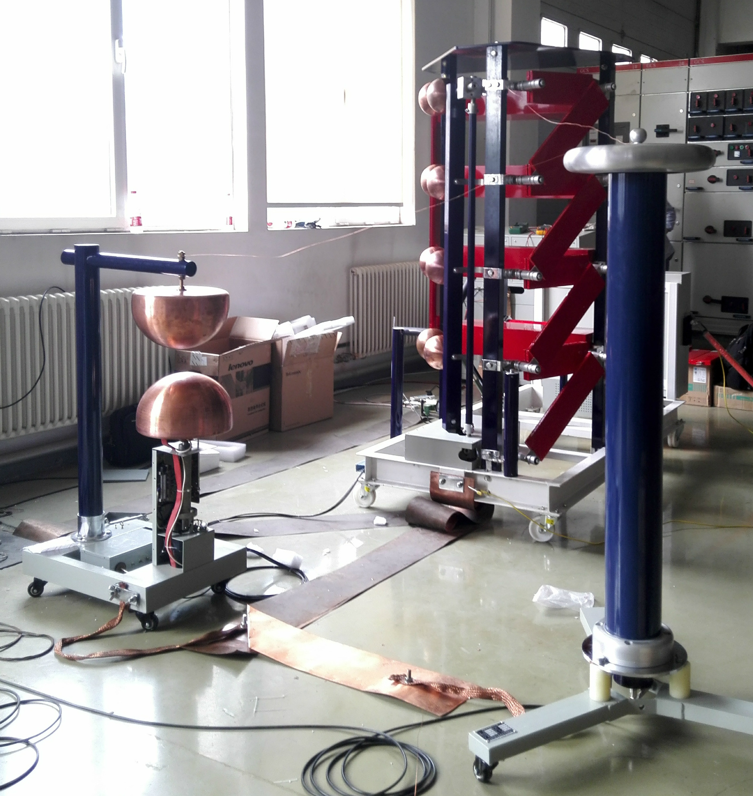 客戶沖擊電壓試驗現場 客戶沖擊電壓試驗現場